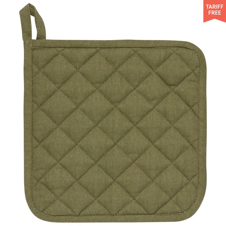 Olive Branch Stonewash Potholder
