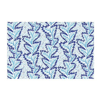 Blue Nettle Paper Placemat Pad