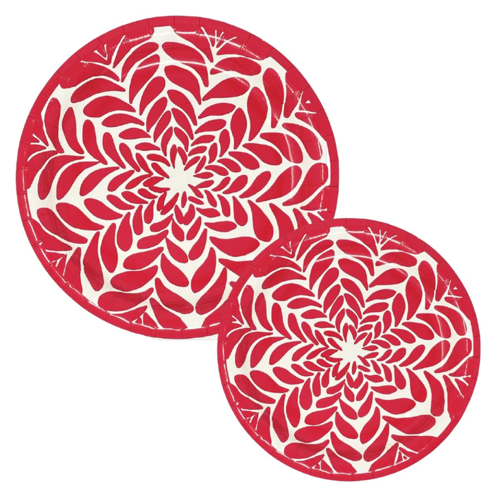 Heavy Duty Paper Plates | Red