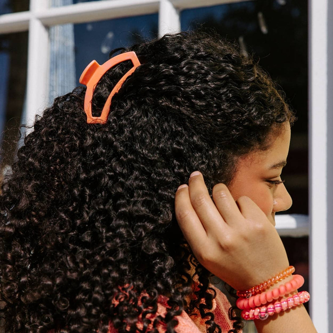 TELETIES - Open Hair Clip | Medium | Dreamsicle
