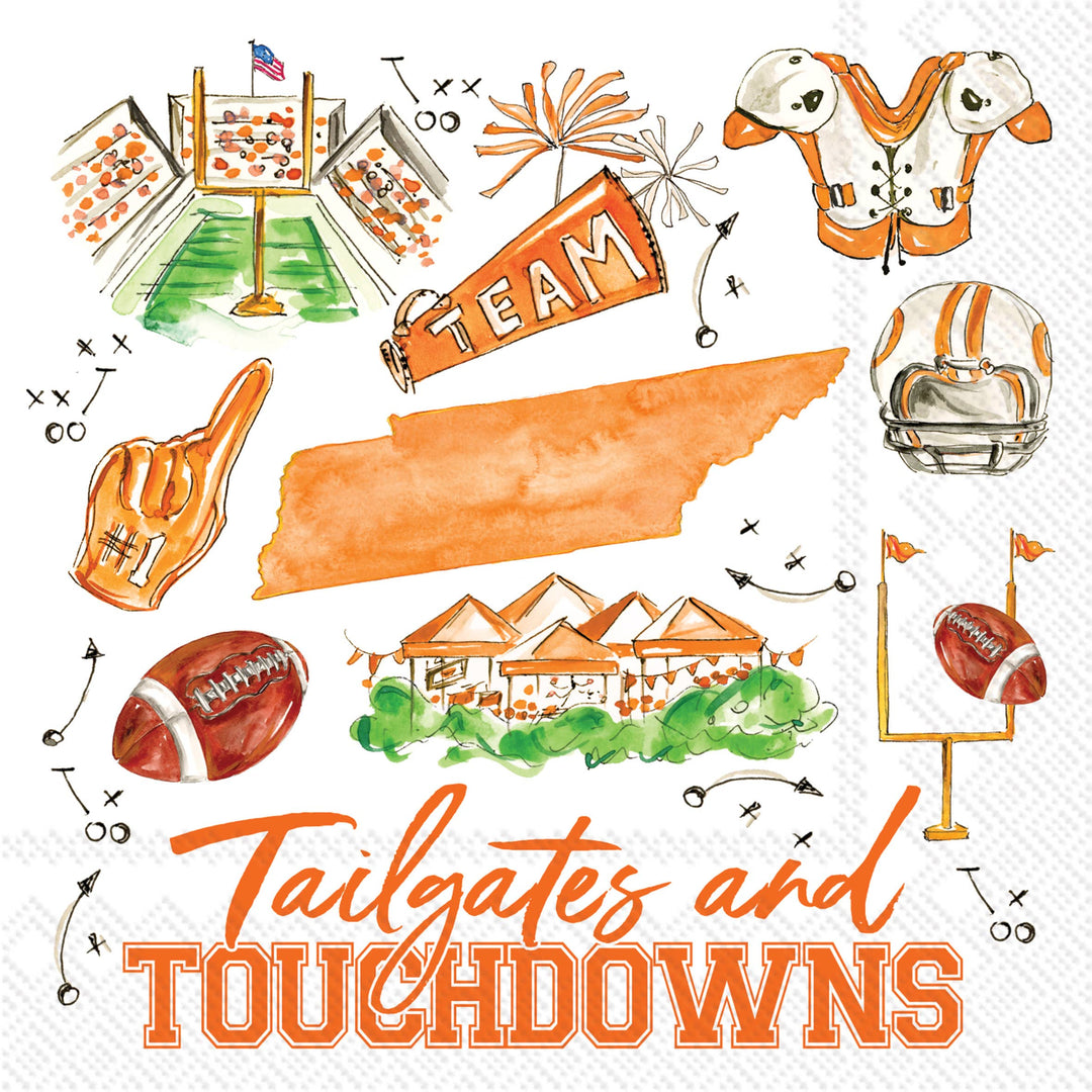 Knoxville Pep Rally Cocktail Napkins Set of 20