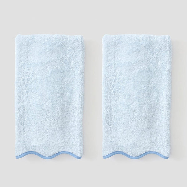 Solid Light Blue Hand Towel