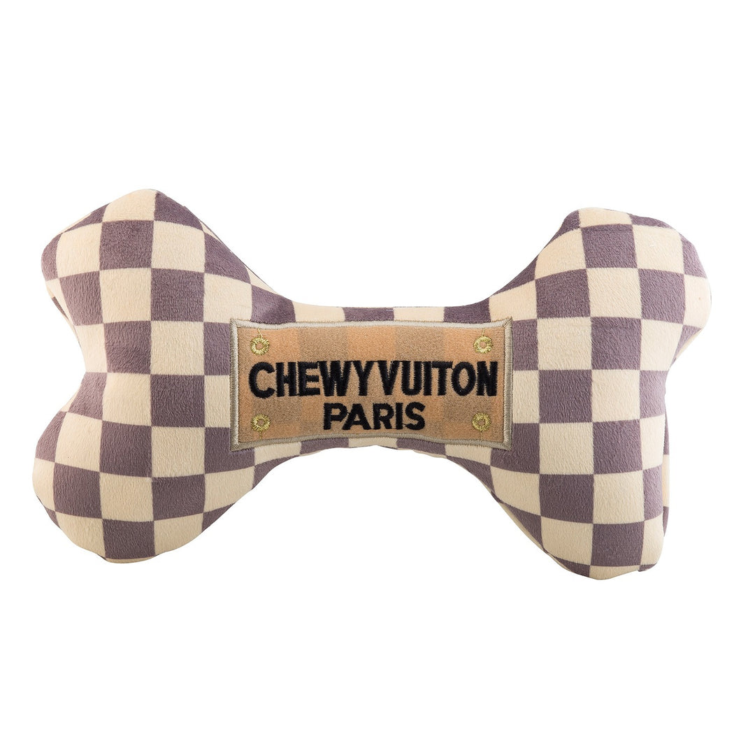 Checker Chewy Vuiton Bone - XL