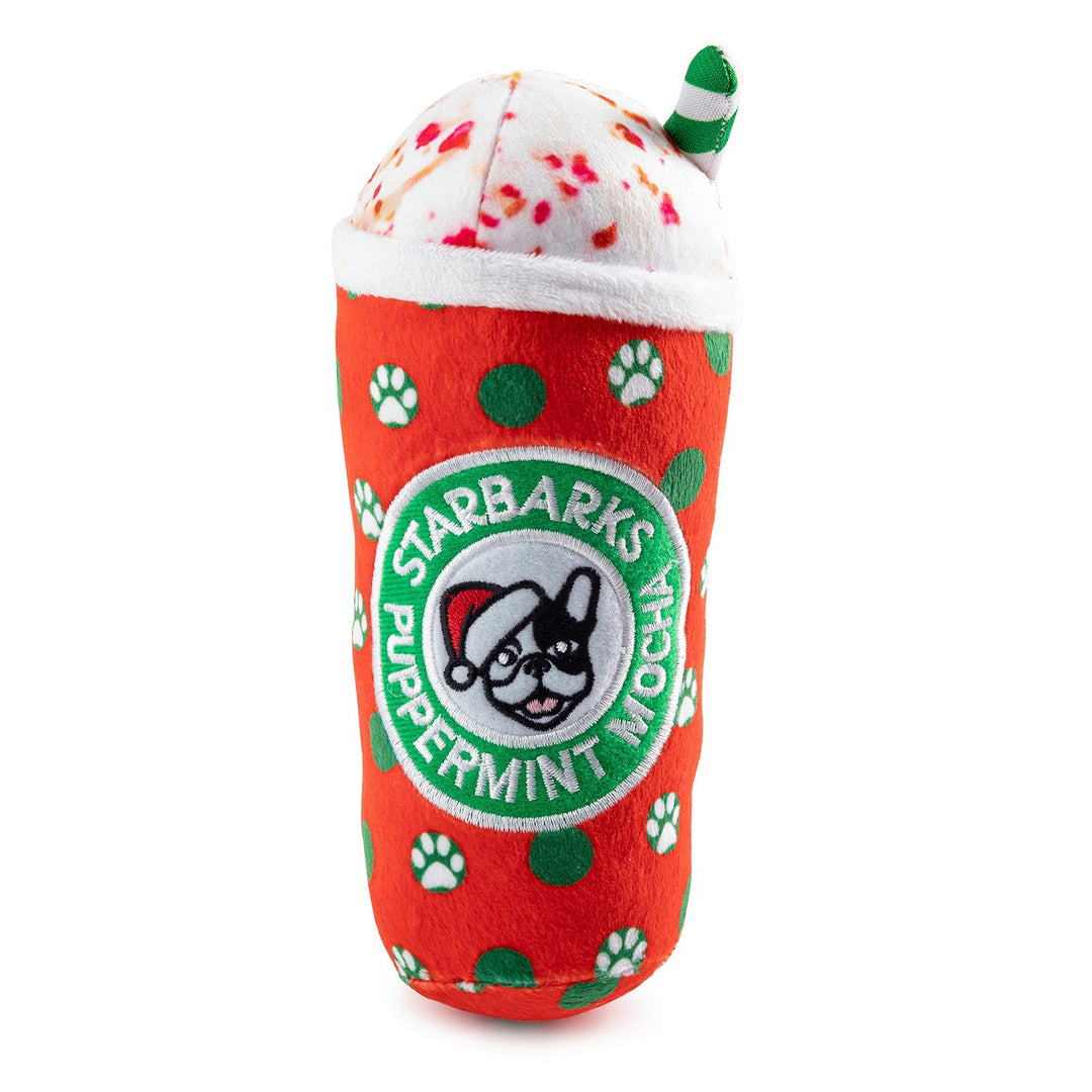 Starbarks Puppermint Mocha - Green/Red Dots
