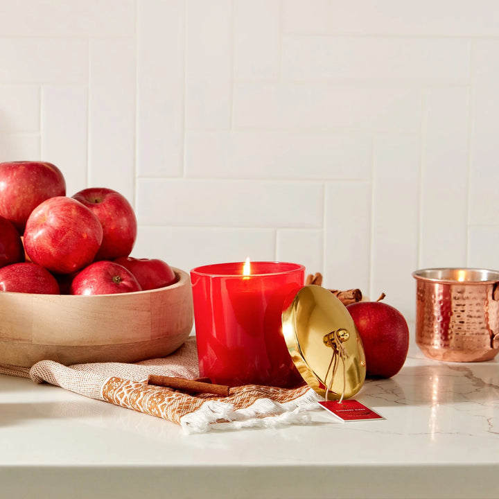 Simmered Cider Poured Candle - Harvest Red