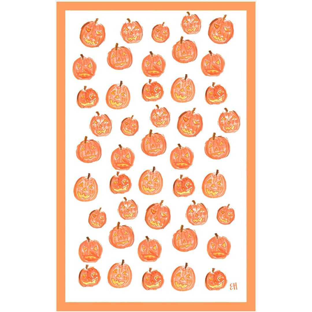 Pumpkin Patch Double Sided Tea Towel