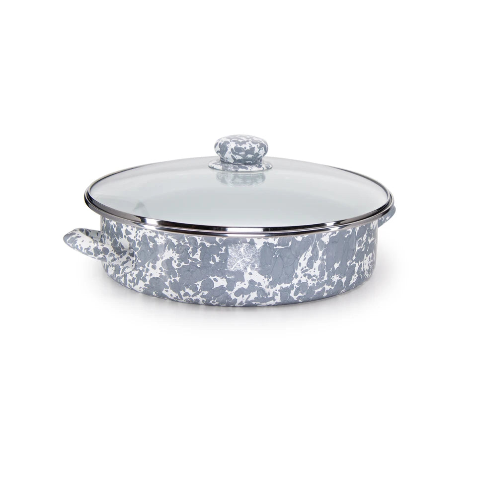 Golden Rabbit Large Saute Pan - Grey