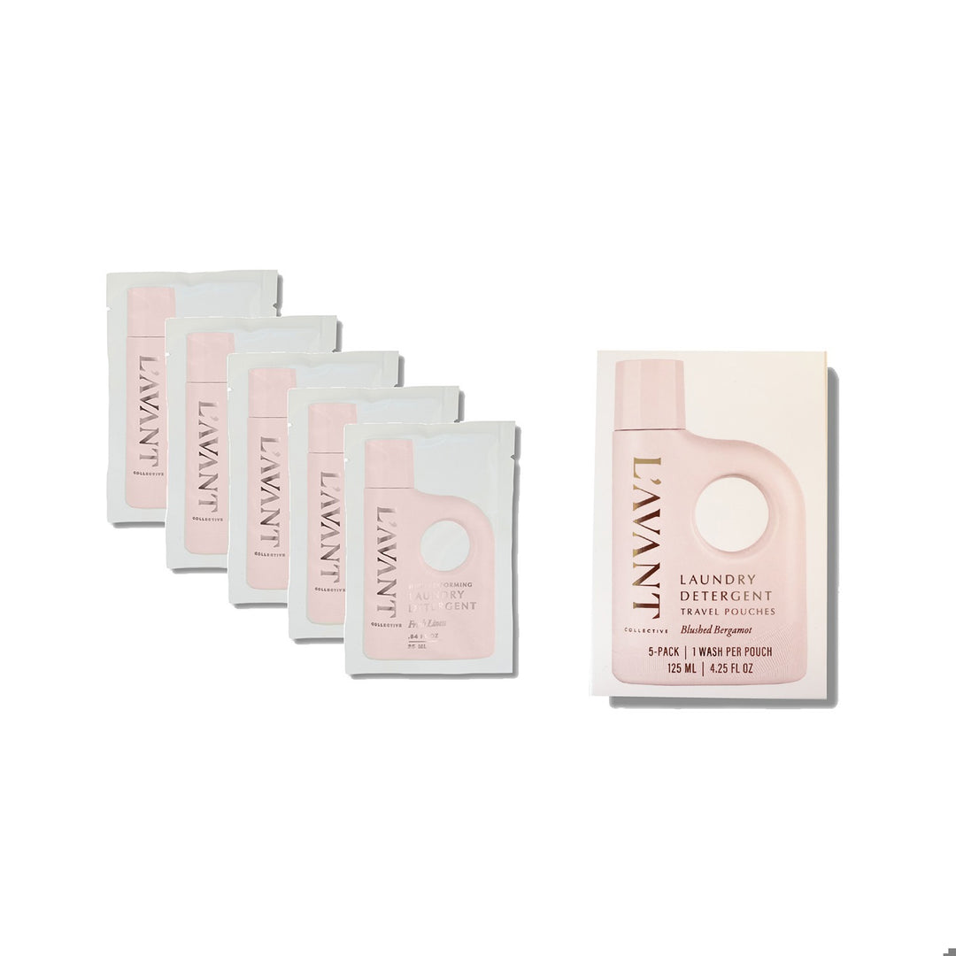Laundry Detergent Travel Pack, Set of 5 - Blushed