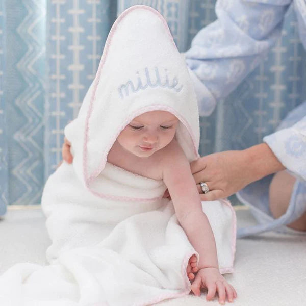 Baby Hooded Towel-Pink