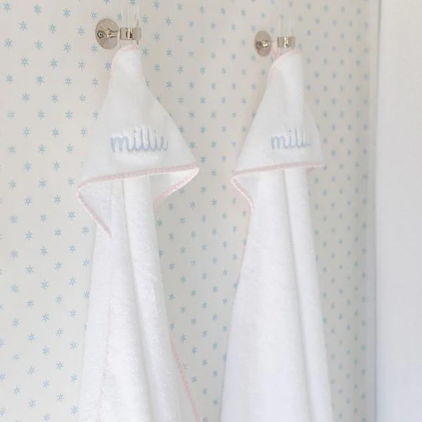 Baby Hooded Towel-Pink