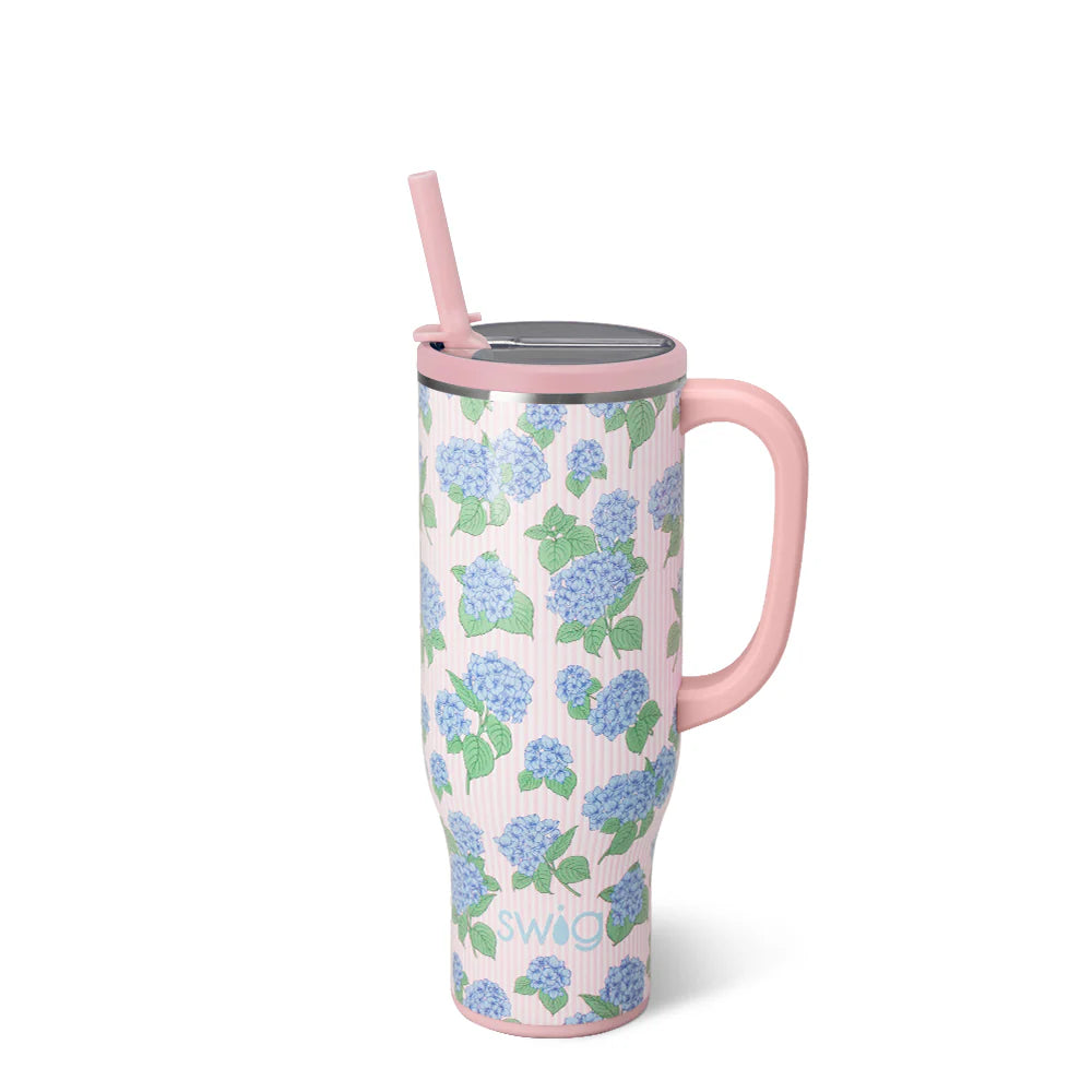 Hydrangeas Swig Mega Mug 30oz