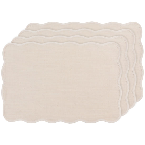 Natural Florence Placemats, Set of 4