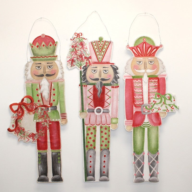 Burlap Door Decor Nutcracker - Assorted