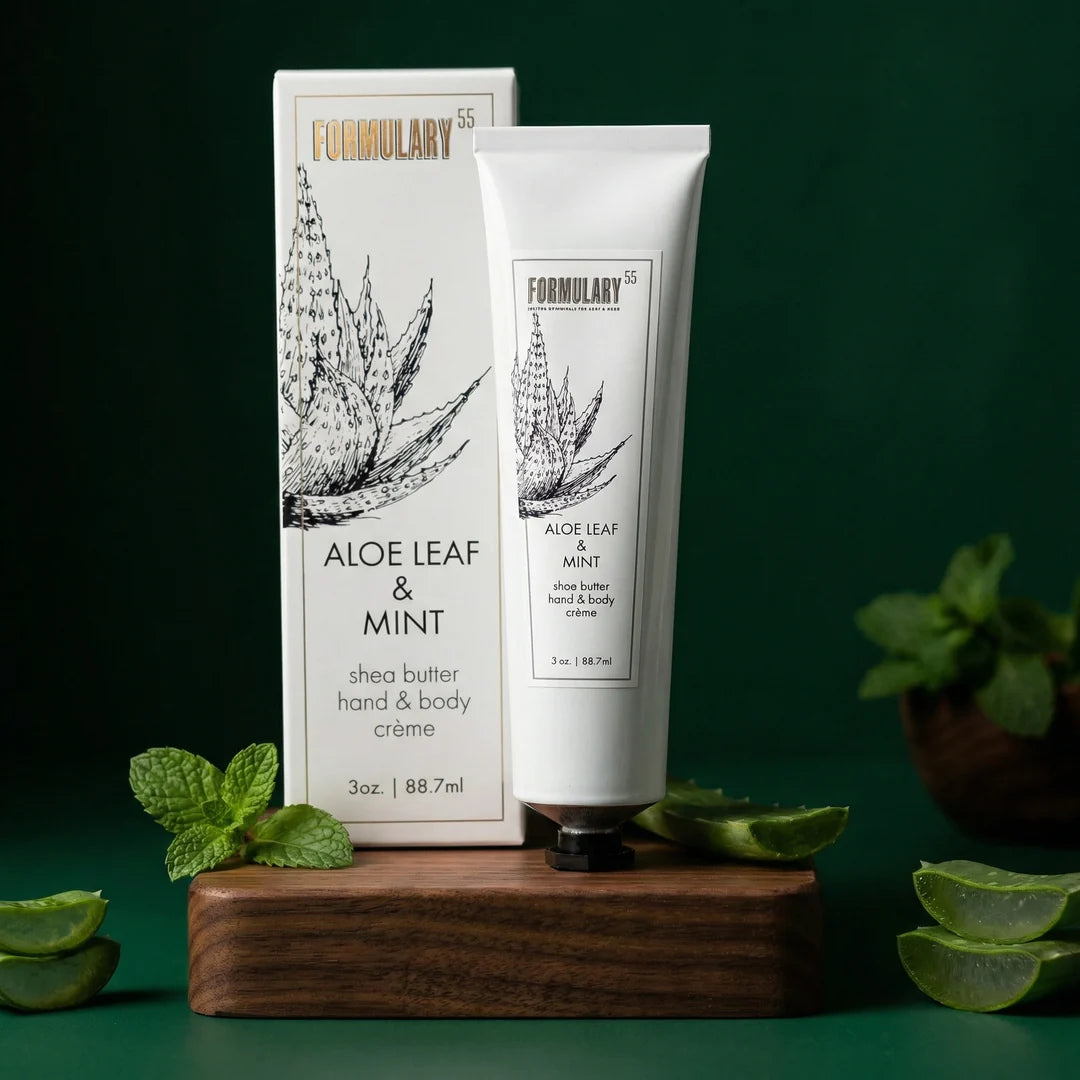 Aloe Leaf &amp; Mint On-the-Go Shea Butter Hand &amp; Body Creme