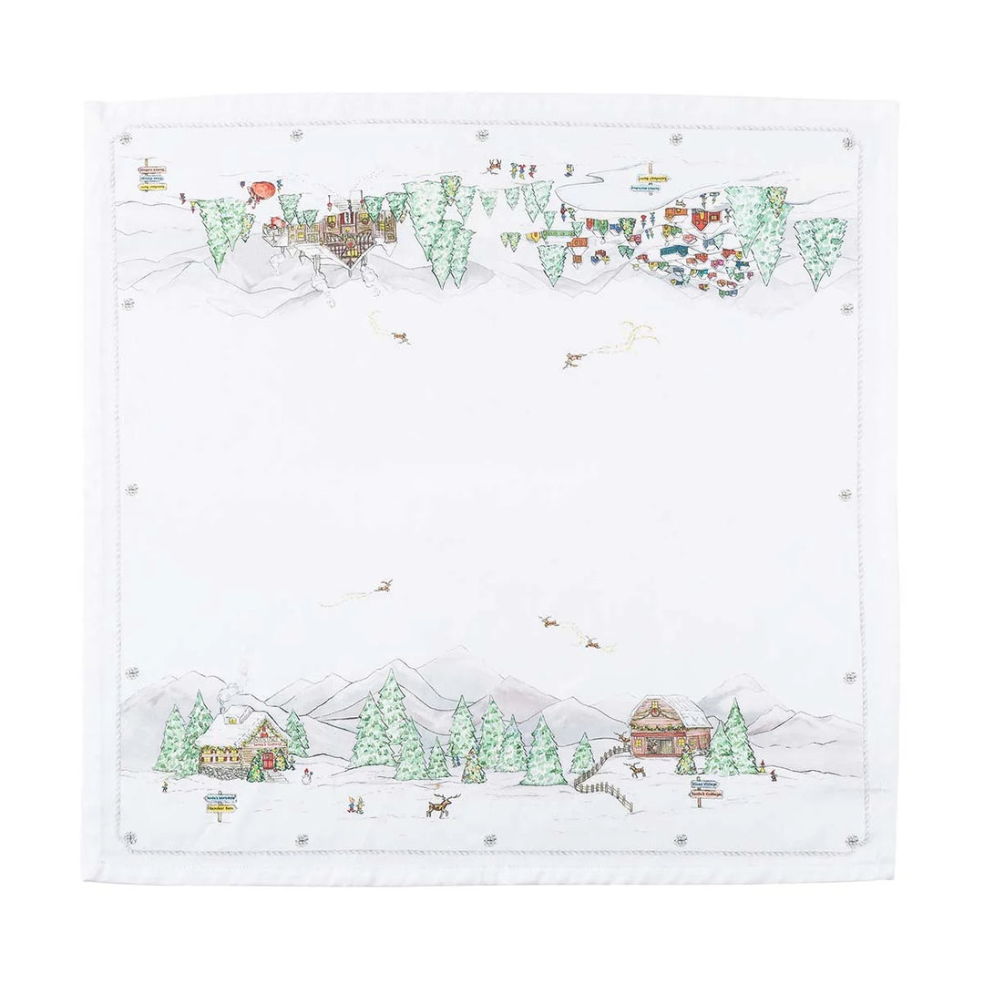 Berry &amp; Thread North Pole Napkin Set/4 - Multi