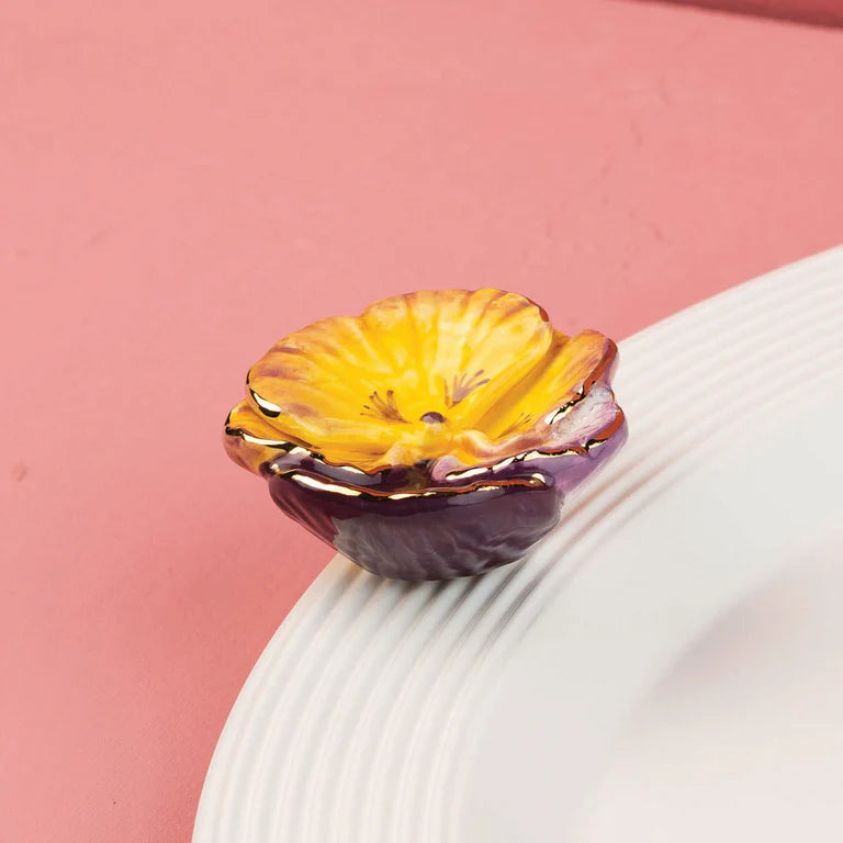 Nora Fleming "Pansy Pop" mini