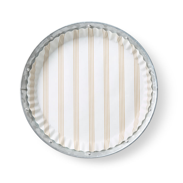 Sandy Stripes preformed plate liners