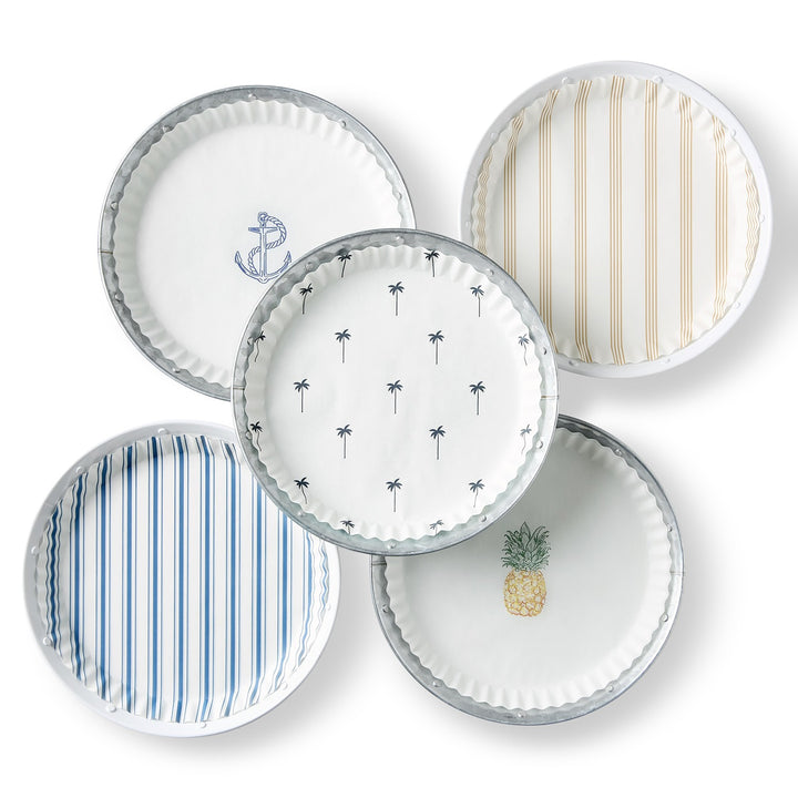 Sandy Stripes preformed plate liners