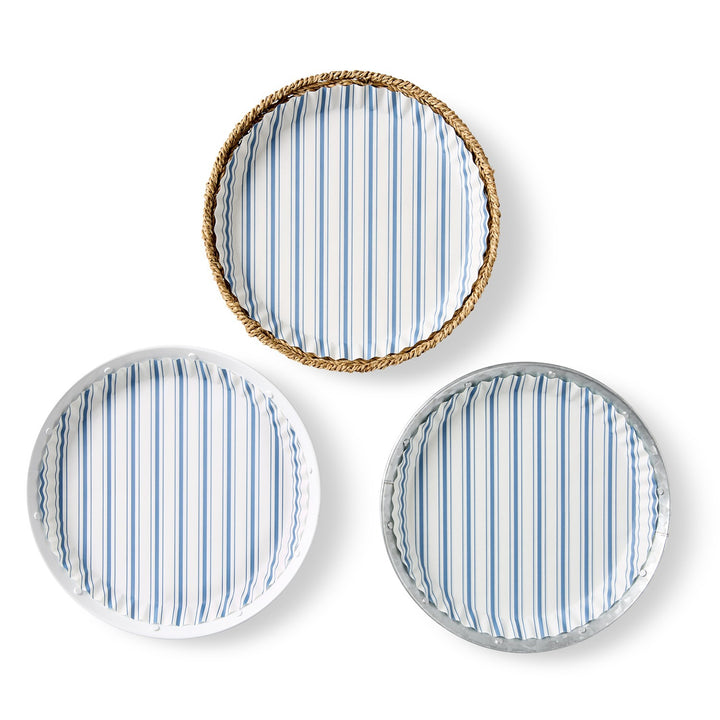Seascape Blue preformed plate liners