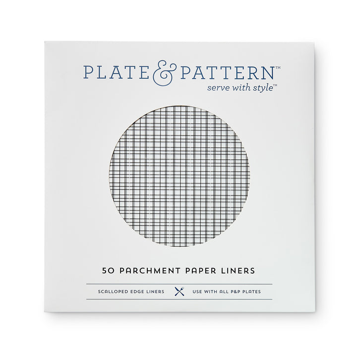 Not All Black &amp; White flat plate liners