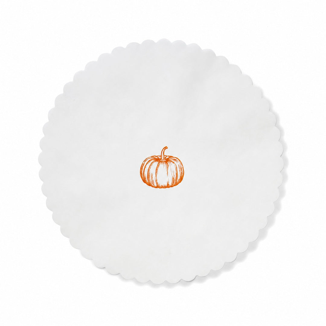 Pumpkin Spice flat plate liners