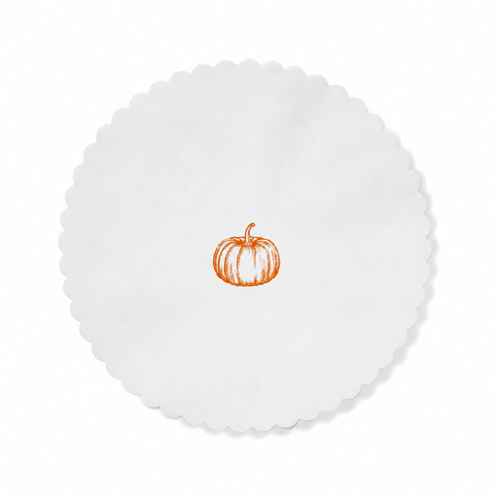 Pumpkin Spice flat plate liners