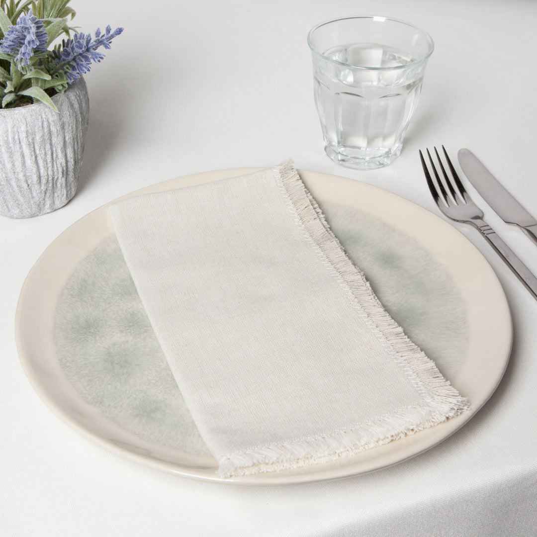 Dove Gray Chambray Napkins, Set of 4