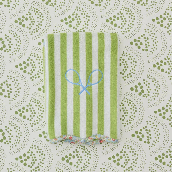 Scalloped Tennis Towel
