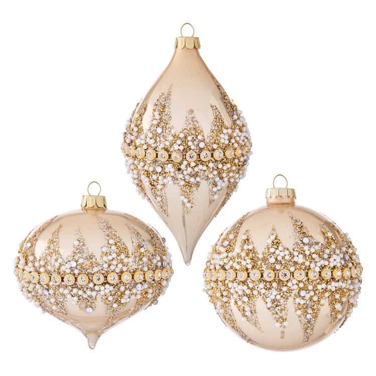 4" Beaded Ornament