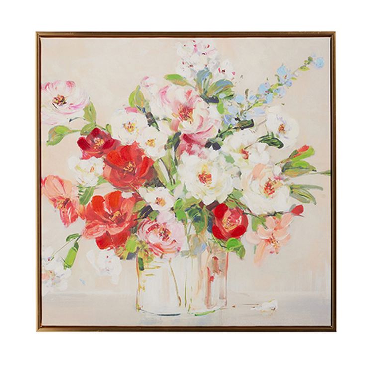 23.5 Floral Vase Framed Wall Art