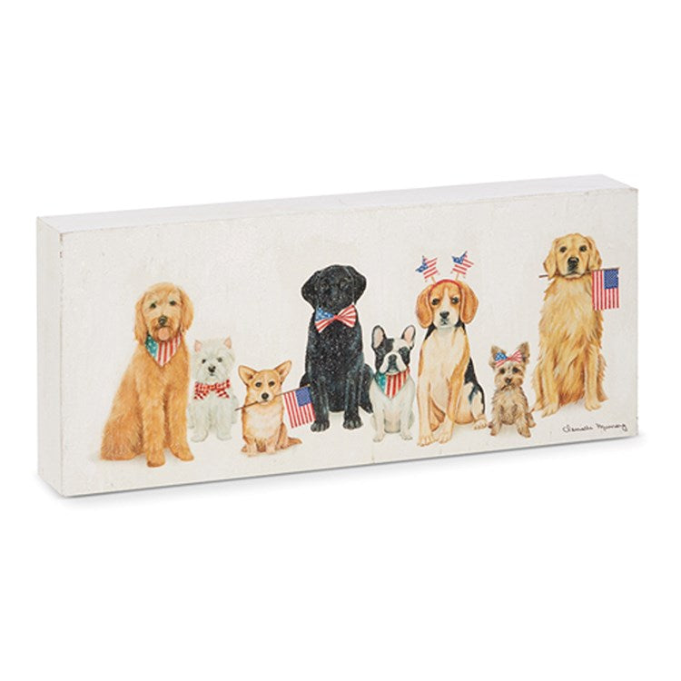 13.75 Patriotic Pack Wood Block