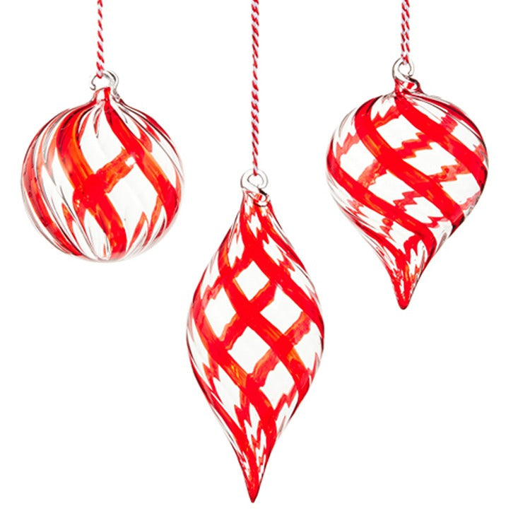 3" Peppermint Swirl Candy Ornament