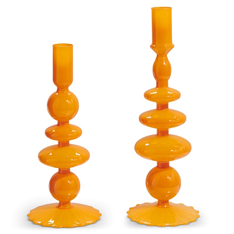 10.25 Orange Candle Sticks