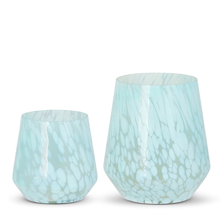 6.25 Blue Spotted Container