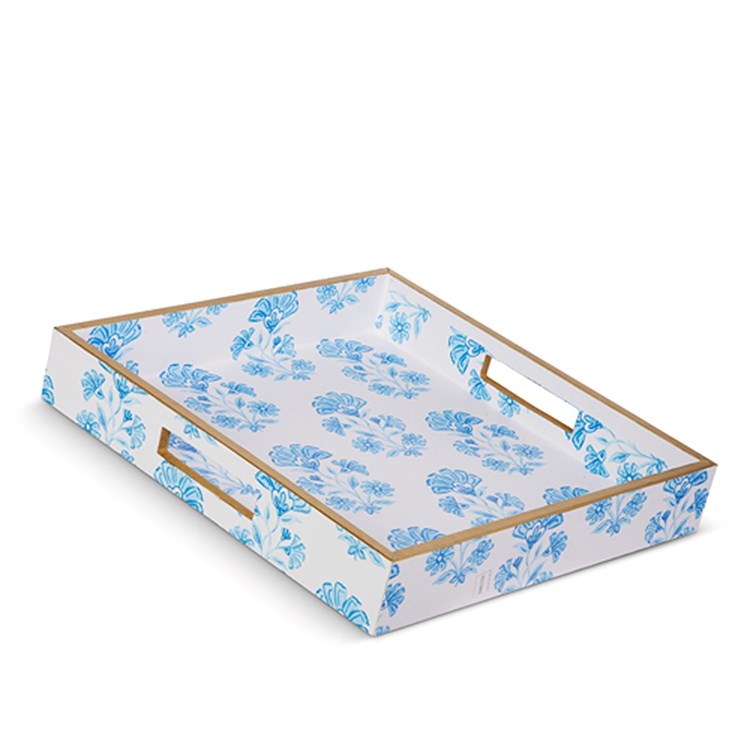 14 Blue Mughal Tray