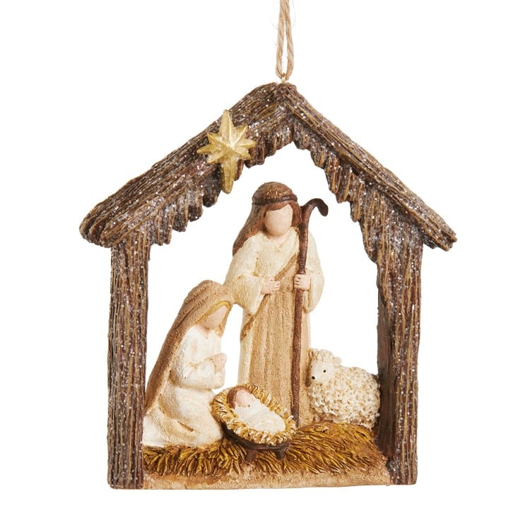 4.5 Holy Family Ornament