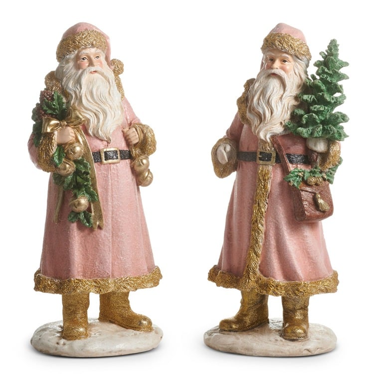 14 Pink Old World Santa