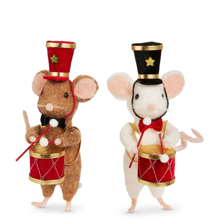 7 Drummer Mouse Ornament