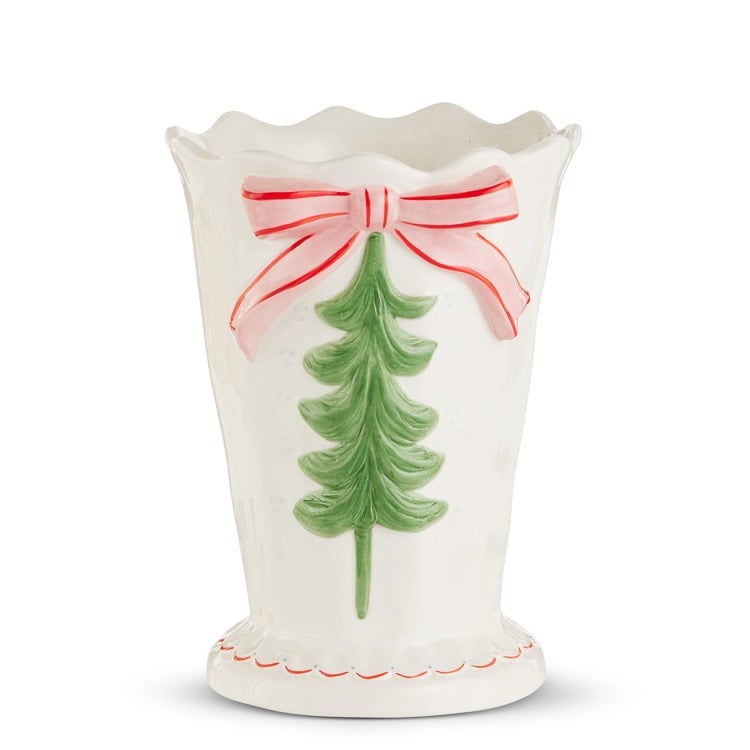 10 Bow and Tree Vase
