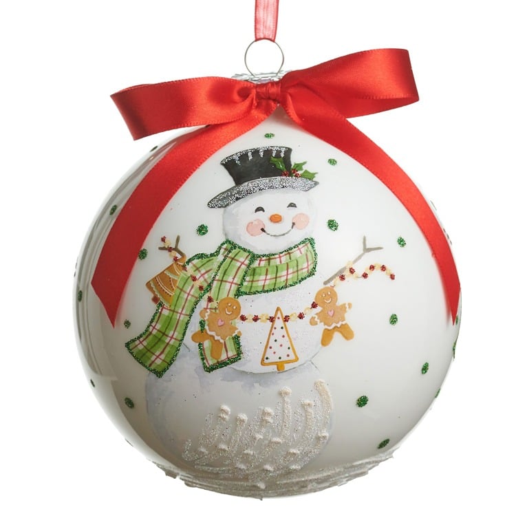 5 Gingerbread Baking Ball Ornament