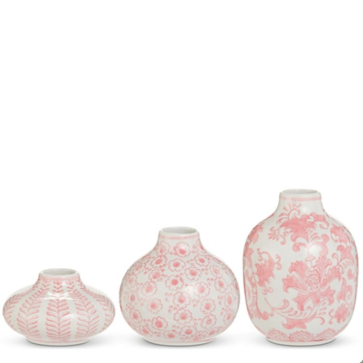 5.5 Pink Bud Vases