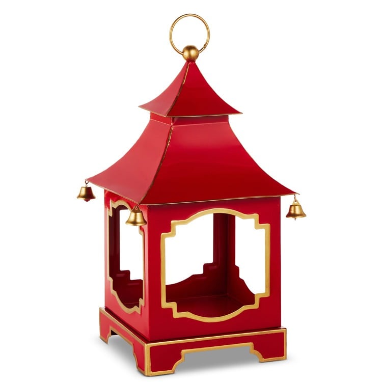 18 Red and Gold Bell Pagoda