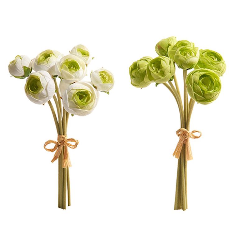 12 Real Touch Ranunculus Bundle