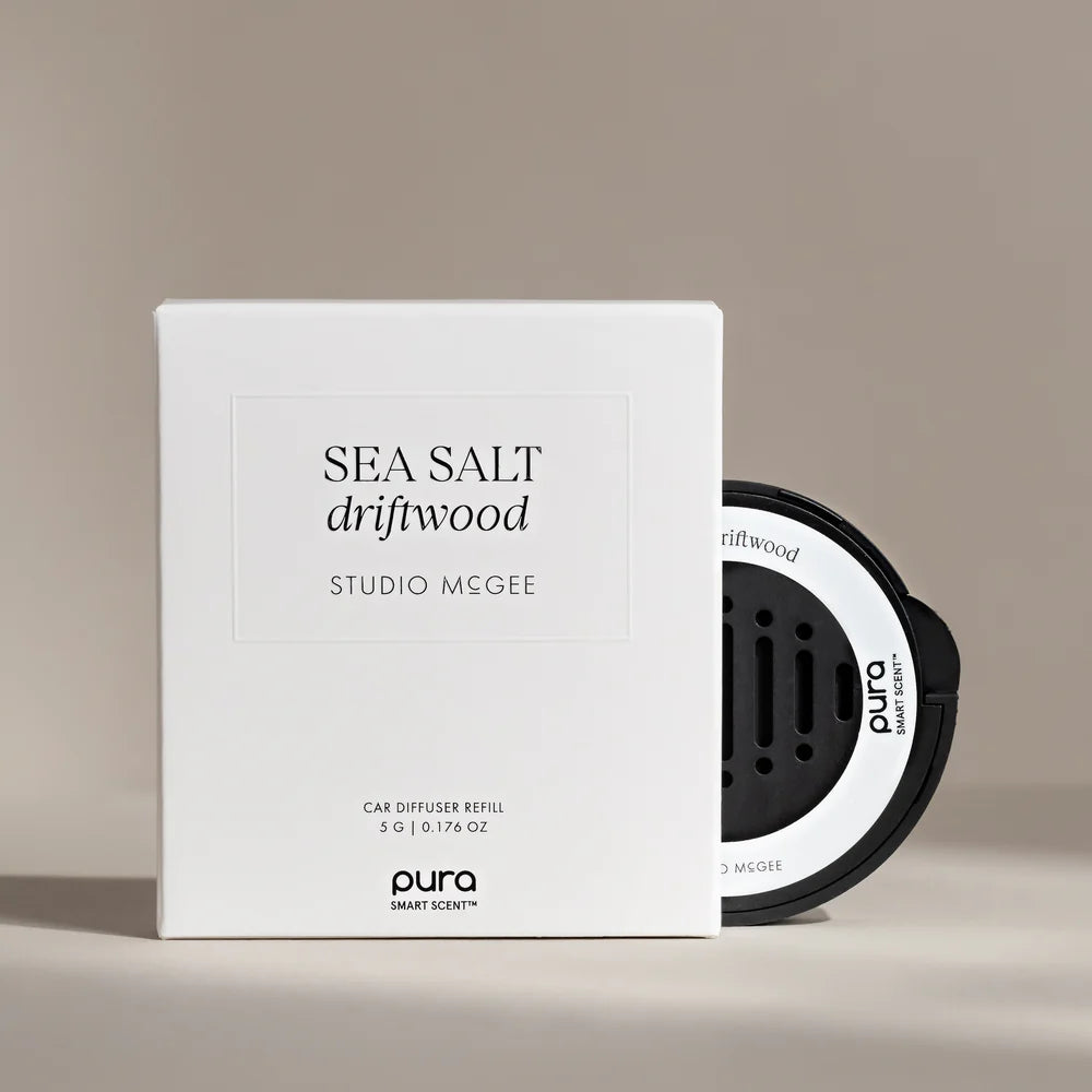 Sea Salt Driftwood by Studio MGee Pura Car Refill