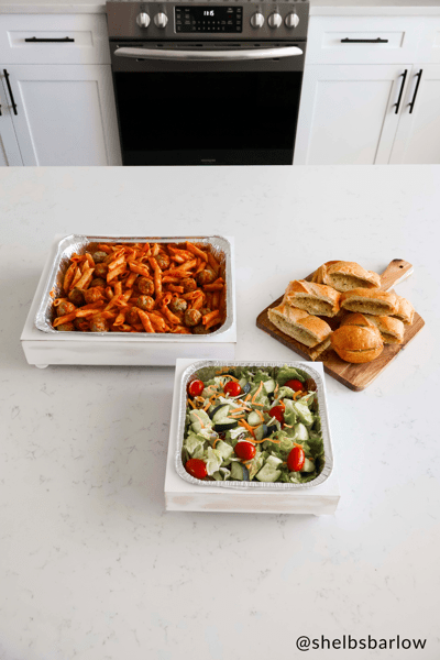 Wood Aluminum Pan Holder | Two Sizes
