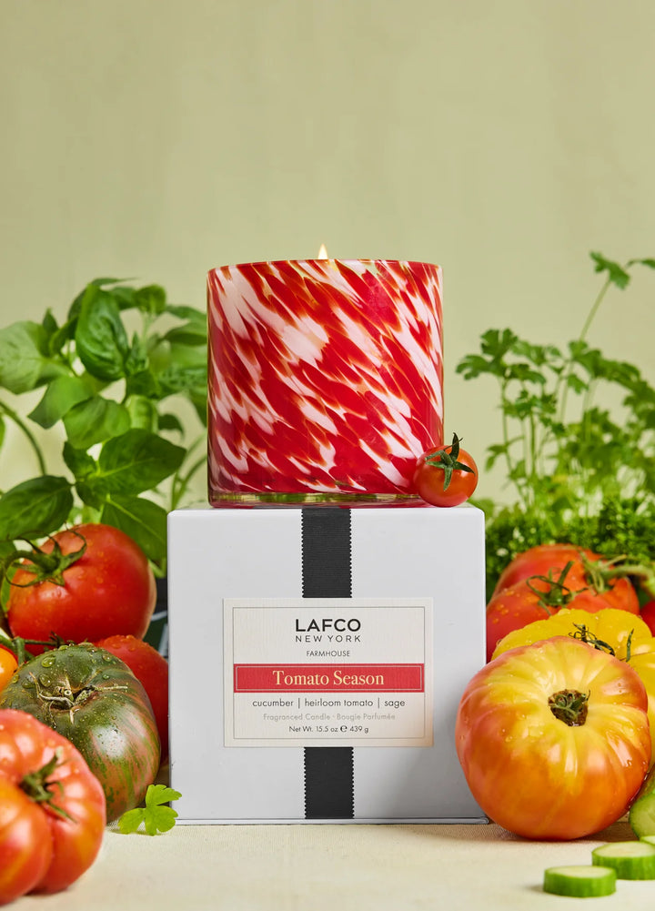 15.5oz Tomato Season Signature LAFCO Candle