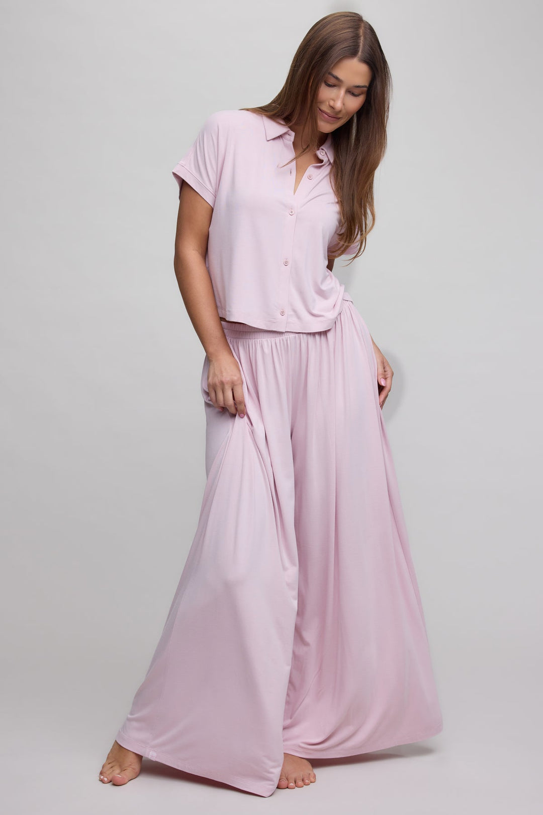 Ultra Soft Jersey Sleep Set - Petal