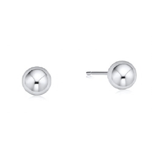 Classic Ball Stud Earring - Sterling