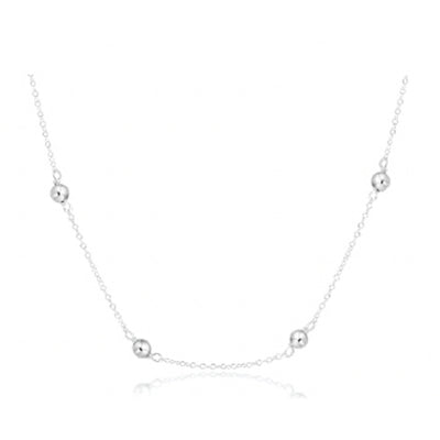 17" Choker Simplicity Chain - Sterling