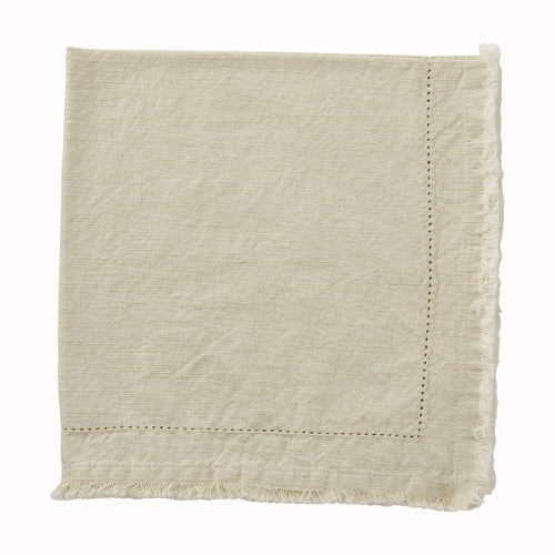 Stonewashed Fringe Pebble Napkin